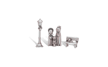 Carolers Christmas Village Pewter Figurine Set