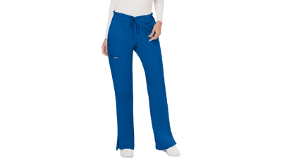 Cherokee Women's Mid Rise Flare Scrub Pants