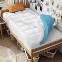 ELEMUSE Twin XL Memory Foam Mattress Topper