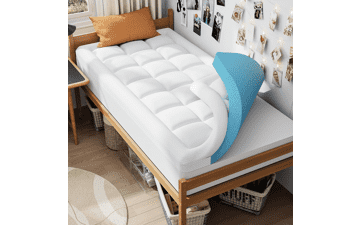 ELEMUSE Twin XL Memory Foam Mattress Topper