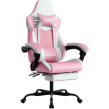 Ergonomic Gaming Chair with Footrest