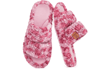 EverFoams Womens Fuzzy Slippers
