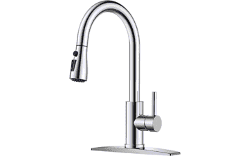 FORIOUS Kitchen Faucet with Pull Down Sprayer