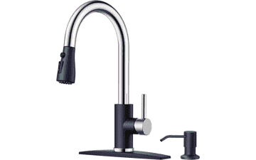 FORIOUS Kitchen Faucet with Soap Dispenser