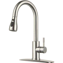 FORIOUS Pull Down Kitchen Faucet