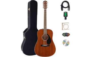 Fender CD-60S Acoustic Guitar Bundle