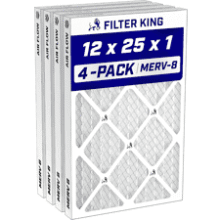 Filter King 12x25x1 Air Filter MERV 8