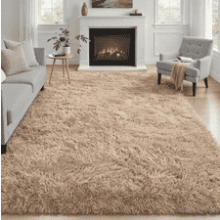 Fluffy Plush Shag Area Rug 4x6