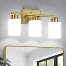 FonmYim Brushed Gold Bathroom Vanity Light