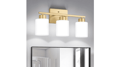 FonmYim Gold Bathroom Vanity Light