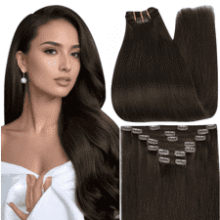 Full Shine Clip-in Human Hair Extensions