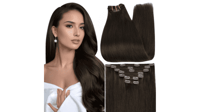 Full Shine Clip-in Human Hair Extensions