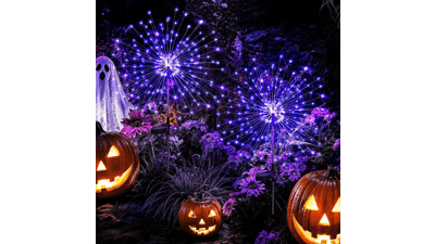 GIGALUMI 2 Pack Solar Firework Lights
