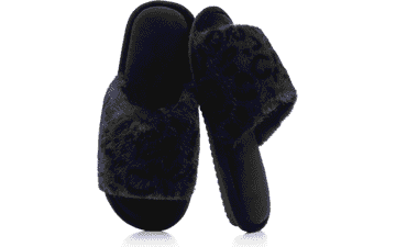 GOEWY Women's Fuzzy Memory Foam Slippers