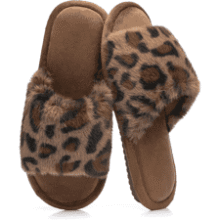 GOEWY Women's Fuzzy Memory Foam Slippers