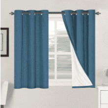 H.VERSAILTEX Blackout Linen Curtains