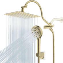 Hibbent 10" All Metal Rainfall Shower Head