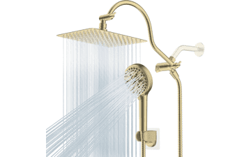 Hibbent 10" All Metal Rainfall Shower Head