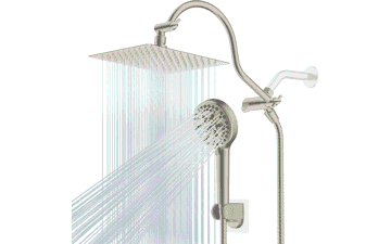 Hibbent 8" All Metal Rainfall Shower Head