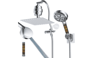 Hibbent All Metal Dual Filtered Shower Head