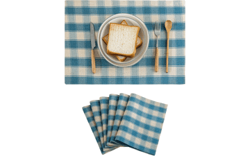 Home Brilliant Buffalo Check Placemats Set of 6