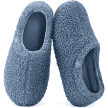 HomeTop Women's Fuzzy Memory Foam Slippers