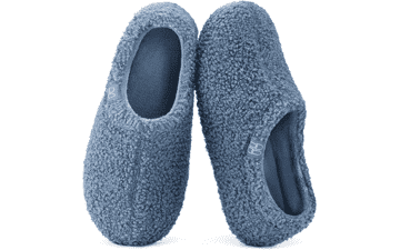 HomeTop Women's Fuzzy Memory Foam Slippers