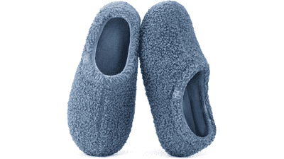 HomeTop Women's Fuzzy Memory Foam Slippers