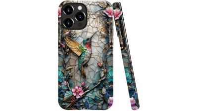 Hummingbird Floral Case for iPhone 15 Pro