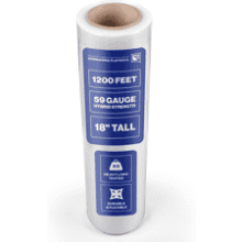 International Plastics 18" Stretch Film Wrap 1200ft