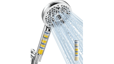 JDO 6-Setting Filtered Handheld Shower Head