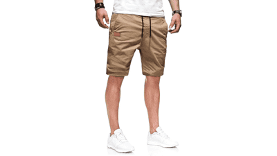 JMIERR Mens Casual Chino Shorts