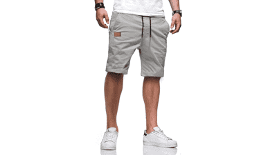 JMIERR Mens Casual Chino Shorts