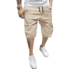 JMIERR Men's Cotton Chino Cargo Shorts