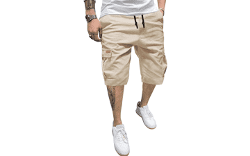 JMIERR Men's Cotton Chino Cargo Shorts