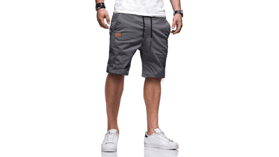 JMIERR Mens Cotton Stretch Chino Shorts