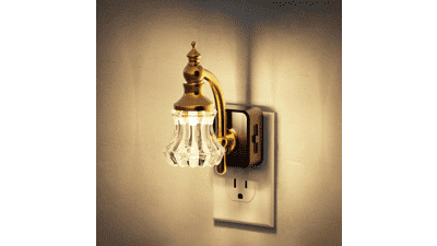 JandCase Glass Flower Night Light