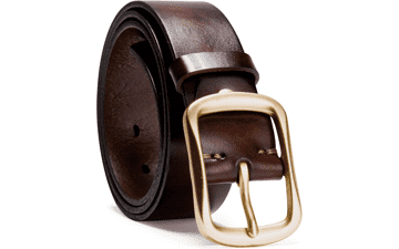 KEECOW Men's Italian Leather Belt