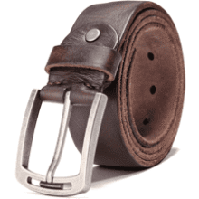KEECOW Men's Italian Leather Belt