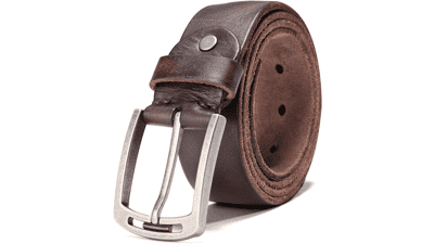 KEECOW Men's Italian Leather Belt