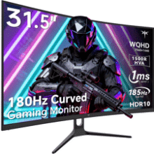 KTC 32 Inch Curved Gaming Monitor 2K 180Hz
