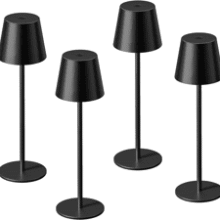 Kakanuo Black Cordless Table Lamp