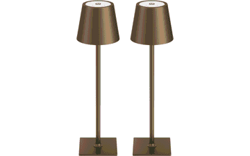 Kakanuo Cordless Rechargeable Table Lamp, 2 Pack