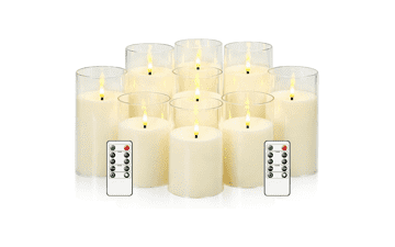 Kakoya Flickering Flameless Candles with Remote