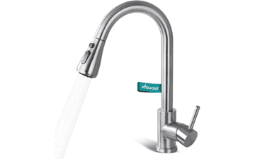 Kitchen Faucet with Pull Down Sprayer