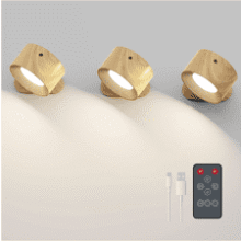 Koopala 3PACK Rechargeable LED Wall Sconce