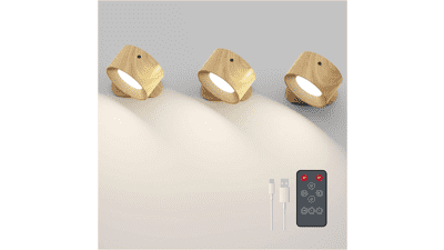 Koopala 3PACK Rechargeable LED Wall Sconce