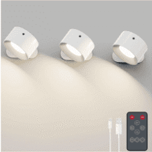 Koopala 3PACK Rechargeable LED Wall Sconce