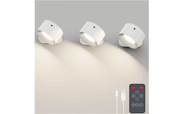 Koopala 3PACK Rechargeable LED Wall Sconce
