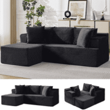 Korser Boneless Cloud Couch Sectional